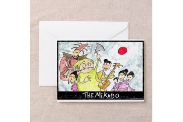 The Mikado Funny Greeting Cards Pk of 10 by CafePress
