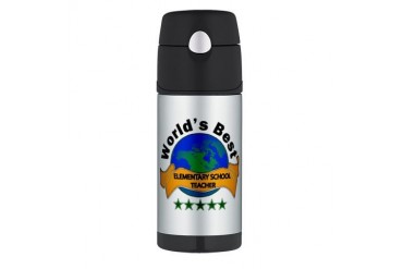 Teacher Thermos Bottle 12oz by CafePress