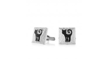 Fashion Garden - Cat Square Cufflinks