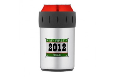 My First Race Bib - 2012 Thermos Can Cooler Running Thermosreg; Can Cooler by CafePress