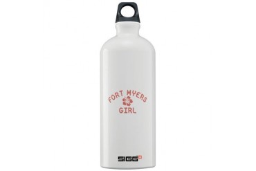 Fort Myers Pink Girl Florida Sigg Water Bottle 1.0L by CafePress