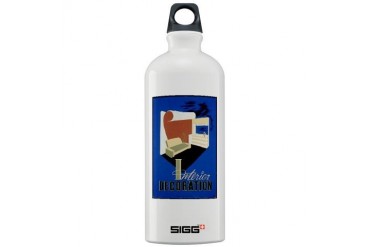 wpa 361.jpg Vintage Sigg Water Bottle 1.0L by CafePress