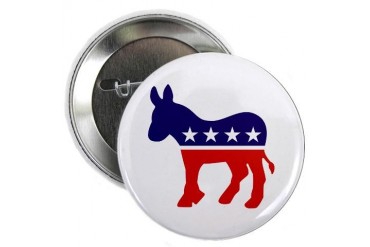 Democrat Donkey v4 Button Democrat 2.25 Button by CafePress