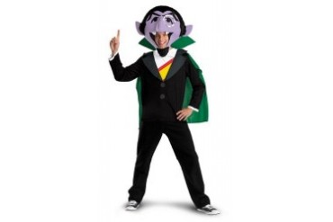 The Count Sesame Street Mens Halloween Costume size XL