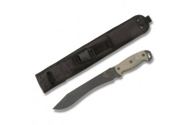 Ontario Ranger Series Night Stalker 9 Knife with Black Micarta Handle & Fluorescent Dro