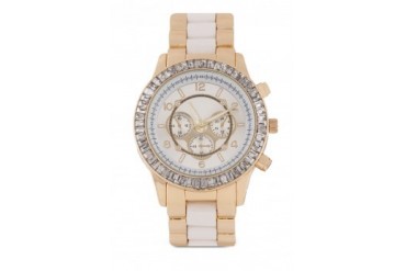 Something Borrowed Dual Tone Large Face Analogue Watch