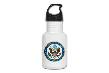 DoS seal Usa Kid's Water Bottle by CafePress