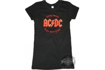 ACDC Dirty Deeds Done Dirt Cheap Baby Doll Tee