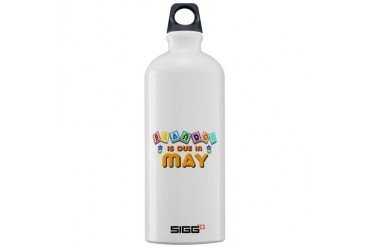 Brandon is Due in May.png Love Sigg Water Bottle 1.0L by CafePress