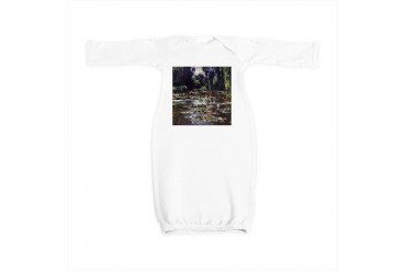 Claude Monet Water Lilies Vintage Baby Gown by CafePress