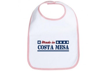 Made in Costa Mesa California Bib by CafePress