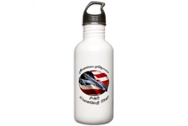 P-80 Shooting Star Hobbies Stainless Water Bottle 1.0L by CafePress
