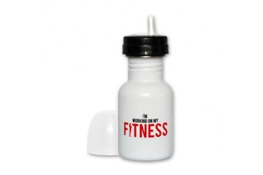 working 2 Fitness Sippy Cup by CafePress