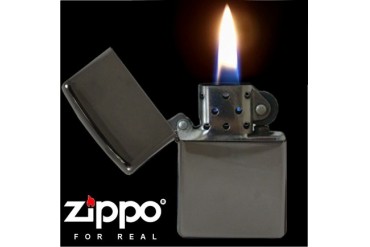 Black Ice Chrome Zippo Lighter