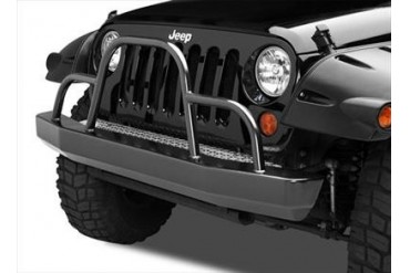 Warrior Rock Crawler Front Bumper with Brush Guard in Black powder Coat 59050 Front Bumpers
