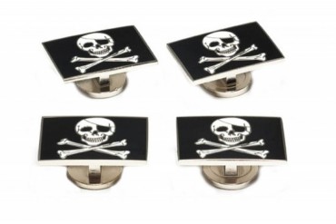 Jolly Rodger Tuxedo Studs