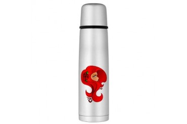 Large Thermos Bottle Red Large Thermosreg; Bottle by CafePress