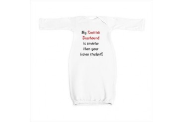 scottishdeerhoundsmarter10.png Pets Baby Gown by CafePress