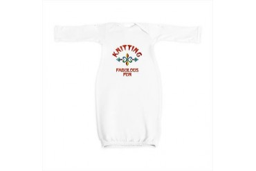 Knitting Fabulous Fun Knitting Baby Gown by CafePress