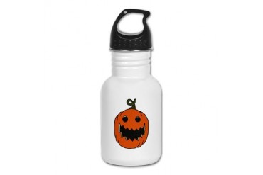Jack O Lantern Halloween Kid's Water Bottle by CafePress