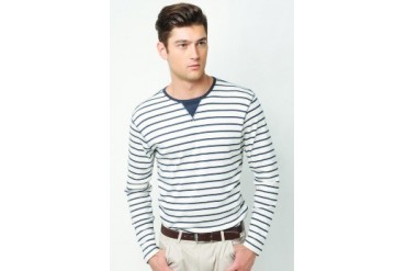 Terrence Stripe Long Sleeve Pullover