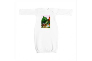 Horse and Buggy Art Baby Gown by CafePress