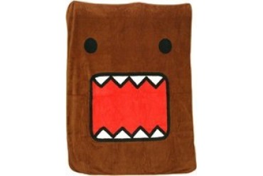 Domo Kun Big Face Fleece Throw Blanket