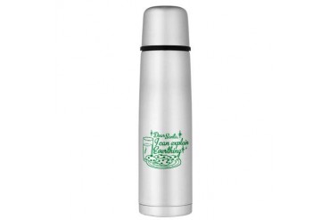 Dear Santa, I Can Explain EVERYTHING Large Thermo Funny Large Thermosreg; Bottle by CafePress