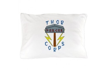Thor Corps Hammer Large Viking Pillow Case by CafePress