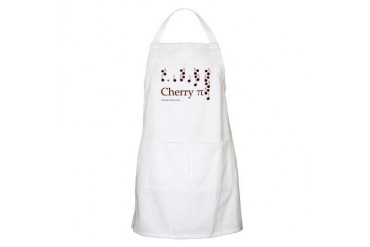 Cherry Pi BBQ Geek Apron by CafePress