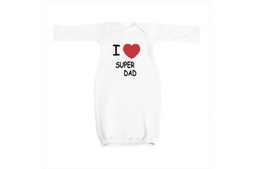 SUPERDAD.png Family Baby Gown by CafePress