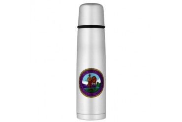 Chickasaw Nation Large Thermos Bottle Native american Large Thermosreg; Bottle by CafePress