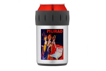 ART NOUVEAU Thermos Can Cooler Vintage Thermosreg; Can Cooler by CafePress