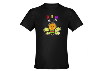 Sam Cute Organic Men's Fitted T-Shirt dark by CafePress