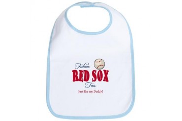 Future Red Sox fan like Daddy Baby Infant Bib