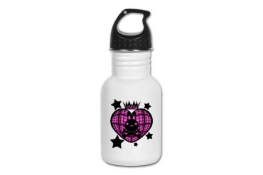 BlackJackRabbit Cute Kid's Water Bottle by CafePress