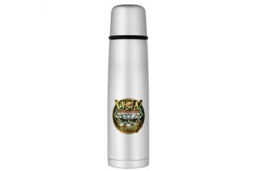 USN Boatswains Mate Chain Rain Large Thermos Bottl Navy Large Thermosreg; Bottle by CafePress