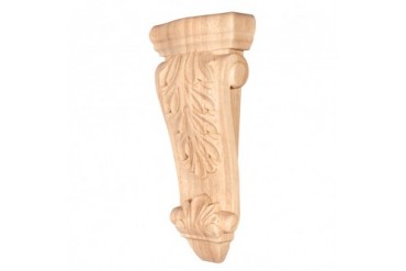 Hardware Resources CORK-3RW Low Profile Acanthus Traditional Corbel