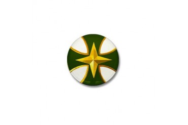 Lapland Jaeger Cross Army Mini Button by CafePress