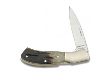 Browning Burnt Bone Presentation Lockback in Hardshell Case