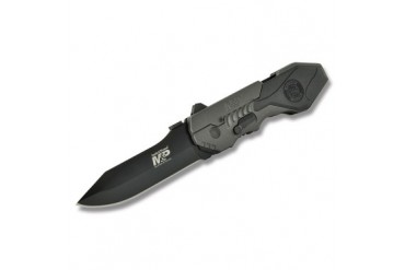 Smith & Wesson M&P M.A.G.I.C. Linerlock with Plain Blade - Gun Metal Grey Finish