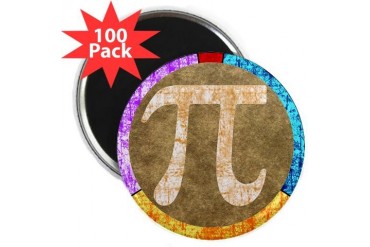 Pi Circle 3.14 Geek 2.25 Magnet 100 pack by CafePress
