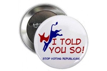 Liberal Progressive Dem Button Political 2.25 Button by CafePress