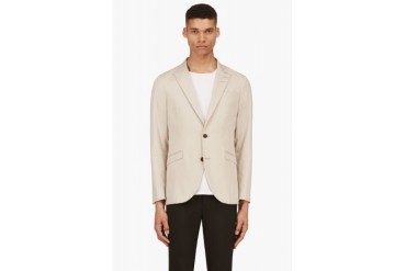 Tiger Of Sweden Beige Cotton Ollie Blazer