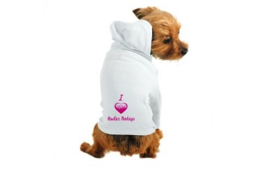 I Love/Heart Howler Monkeys Animals Dog Hoodie by CafePress