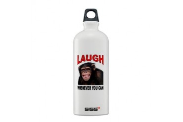LAUGH Funny Sigg Water Bottle 0.6L by CafePress