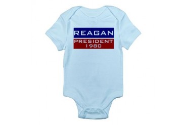 Ronald Reagan Vintage Infant Creeper Political Infant Bodysuit by CafePress