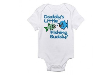DADDY'S LITTLE FISHING BUDDY! Infant Bodysuit